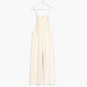 Madewell Texture & Thread Tie-Strap Overalls